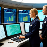 **

"A diverse group of air traffic controllers in a modern control tower, fully clothed in professional attire, collaborating and monitoring screens displaying flight data, safe for work, appropriate content, perfect anatomy, correct proportions, natural pose, professional environment, bright and focused, family-friendly, well-formed hands, proper finger count, natural body proportions."

**