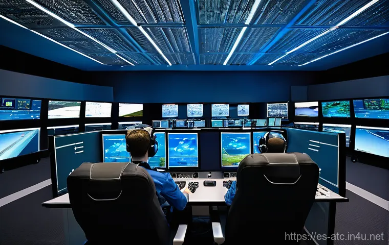 항공교통관제사로 성장하기 위한 커리어 로드맵 - **Prompt 2: Future of Air Traffic Control with Drones and AI**
    "A visionary scene of a futuristi...
