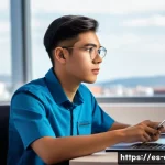 Home 22 관제사 자격증 취득을 위한 추천 학습 자료 - **Prompt 1: Focused Air Traffic Control Student in a Modern Study Environment**
A highly detaile...